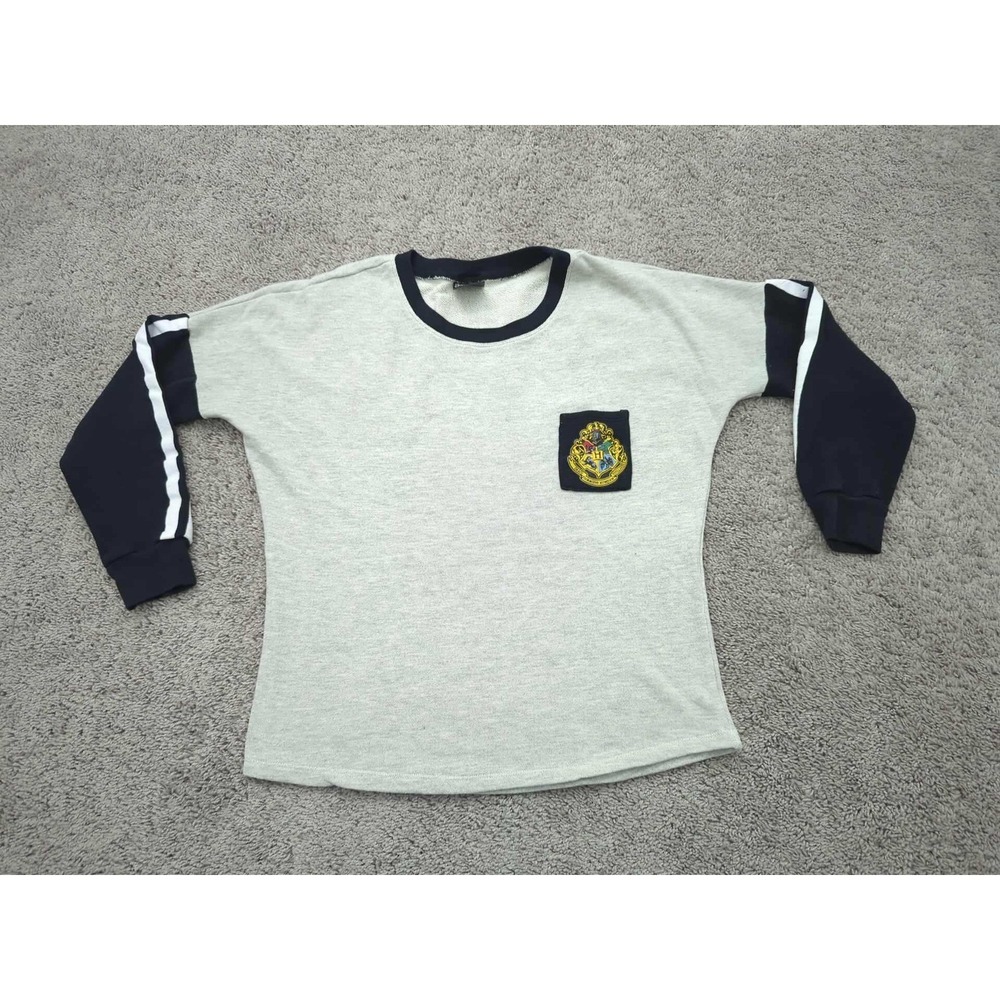 Harry Potter Hogwarts School Shirt Womens Large Witchcraft Wizardry Long Sleeve